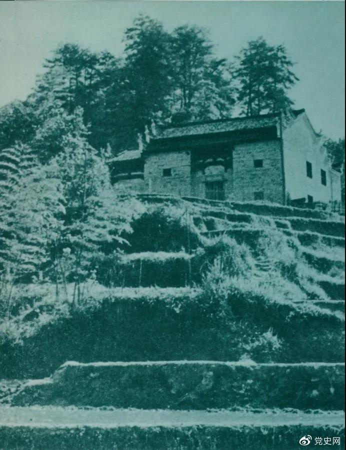 1928年5月，湘贛邊界工農(nóng)兵蘇維埃政府在寧岡茅坪成立。圖為湘贛邊界工農(nóng)兵蘇維埃政府舊址。